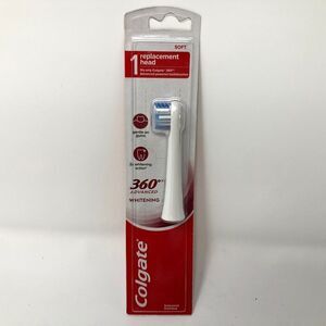 New Colgate 360 Advanced Replacement Head, Soft, Whitening, Gentle, Powered TB